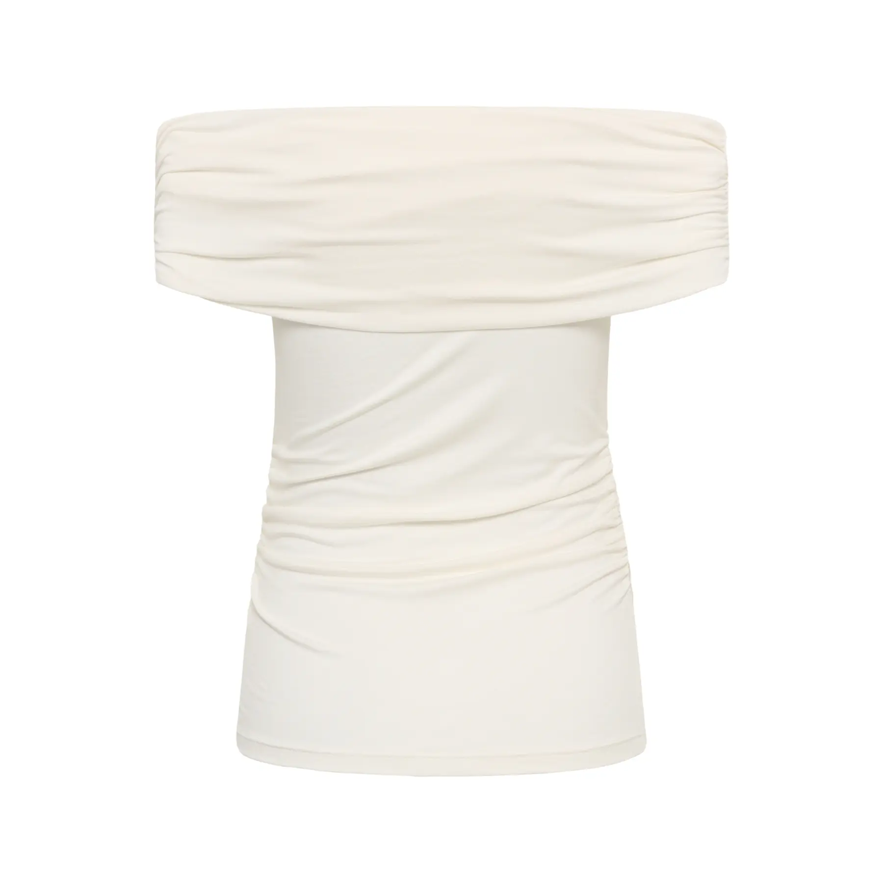 Soaked In Luxury Women's Blanc Off-Shoulder Blouse Slhanadi