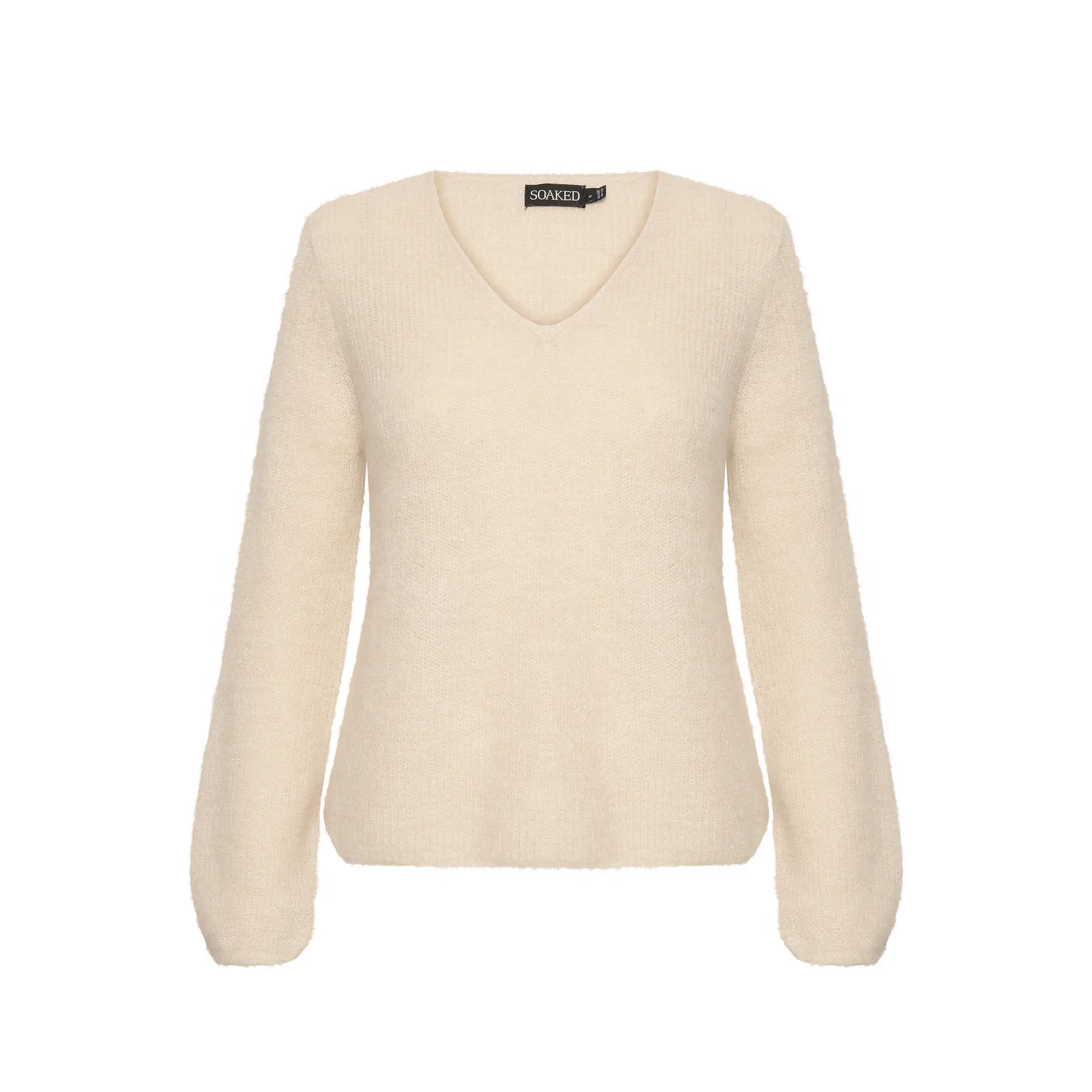 Pullover mit V-Ausschnitt und langen Ärmeln, Damen Soaked in Luxury Tuesday