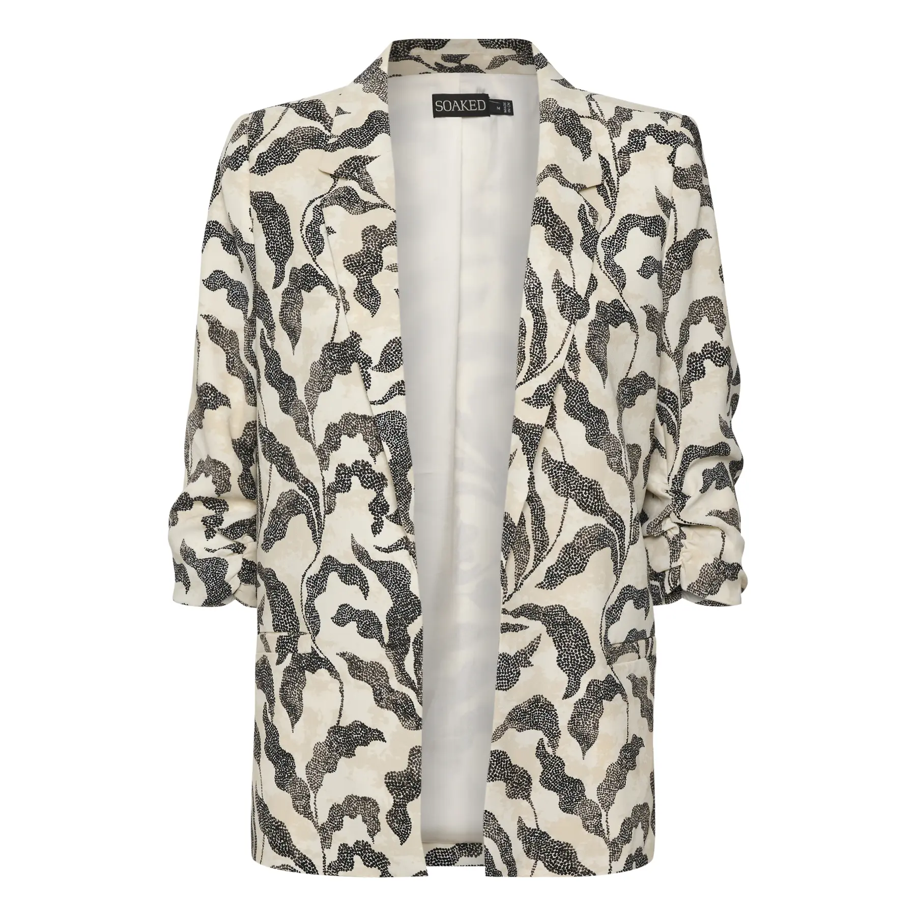 Bedruckter Blazer Frau Soaked in Luxury Shirley
