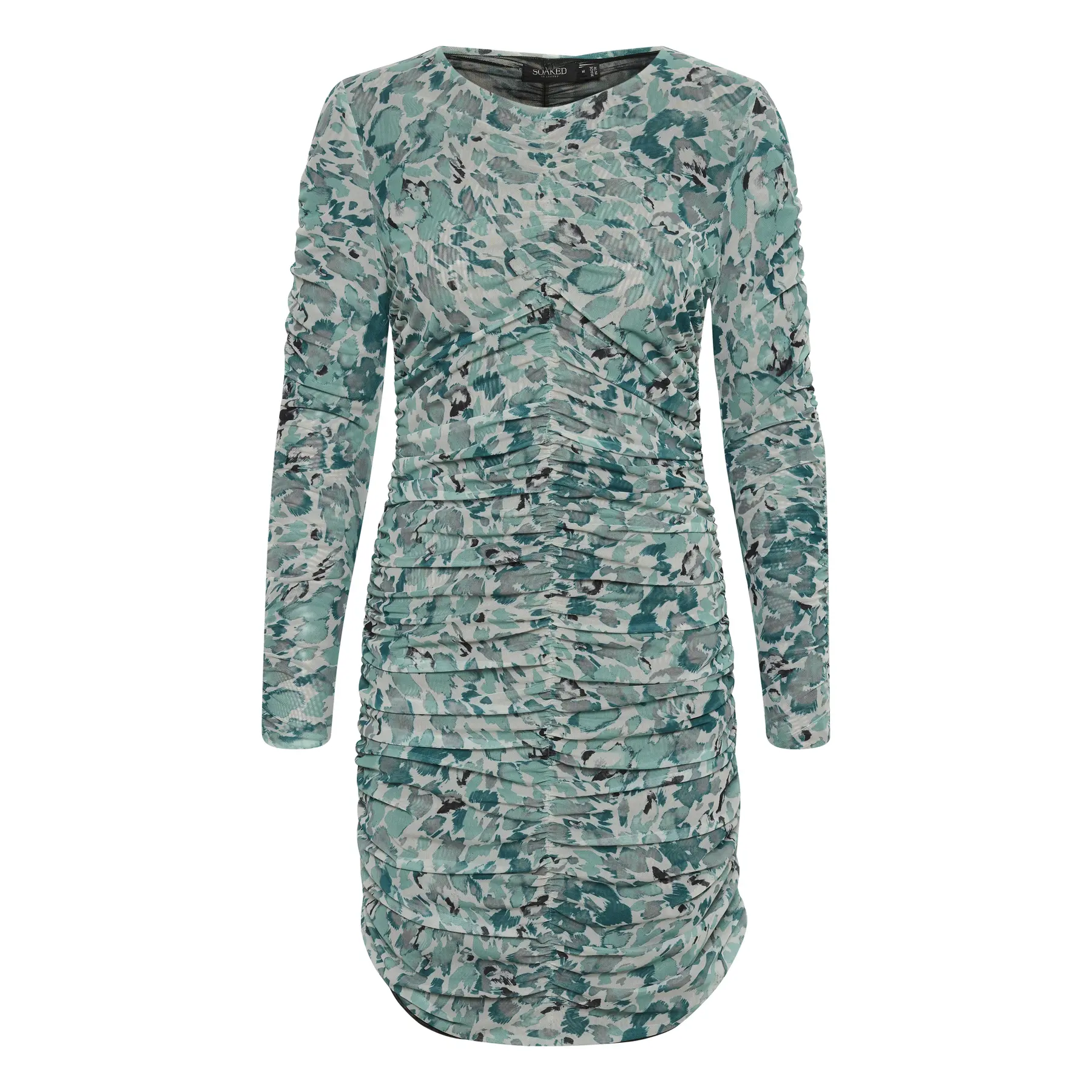 Enganliegendes Kleid mit langen Ärmeln, Frau Soaked in Luxury Demara