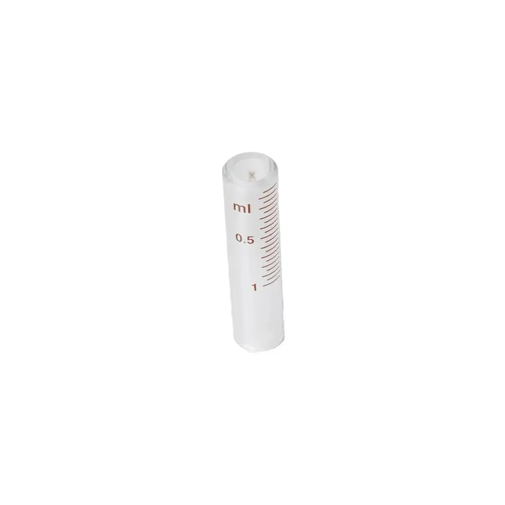 Glass Cylinder Syringe Accessory Socorex 1 ml