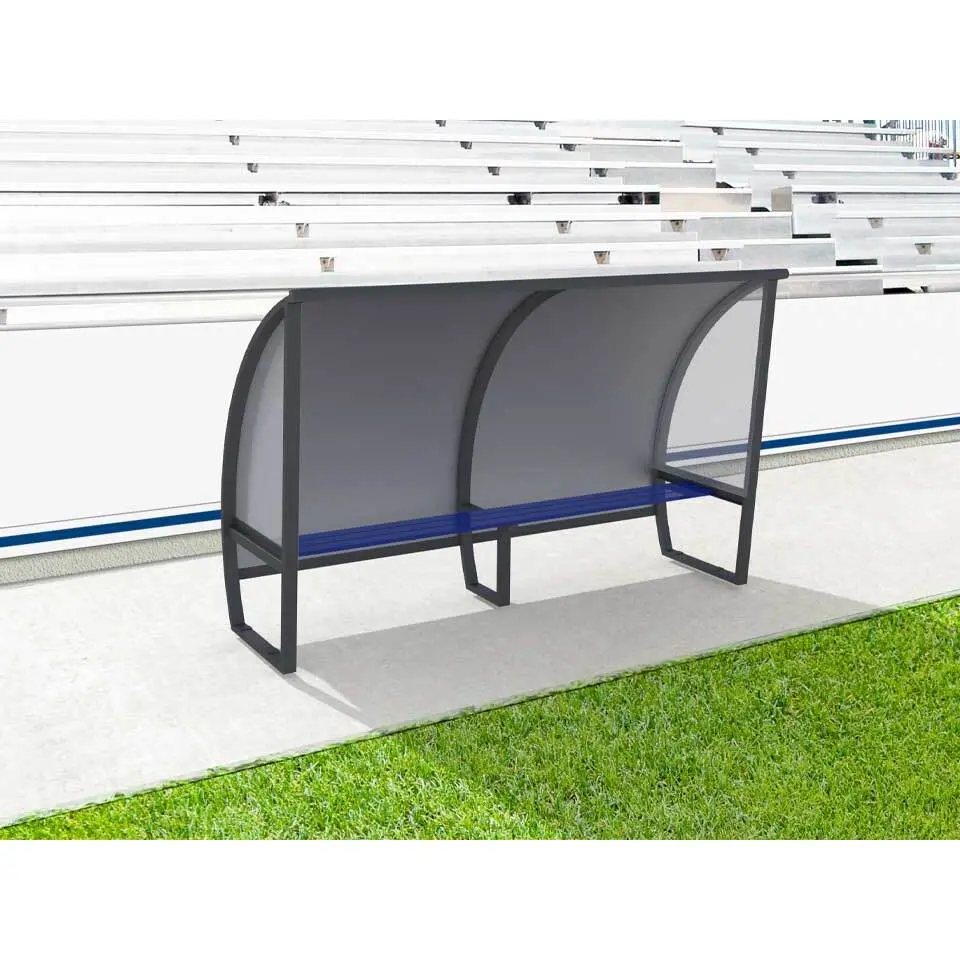 Überdachung der hinteren Kante Aluminium 5 Personen Sodex Sport