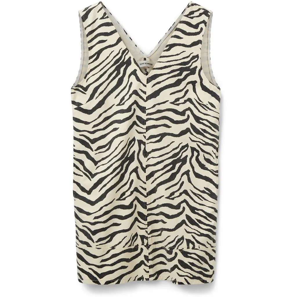 Women's zebra t-shirt dress Sofie Schnoor Olympe