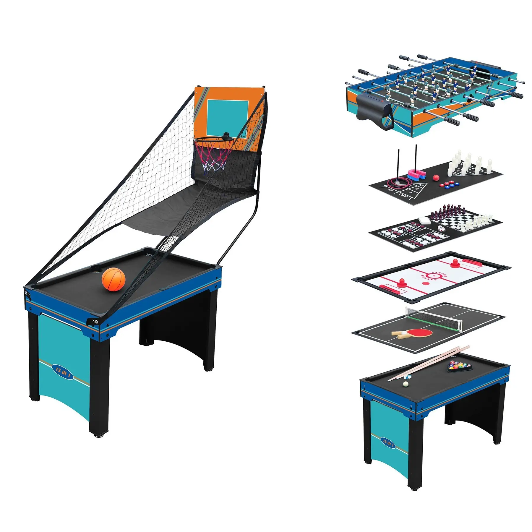 Table multi-jeux 13 en 1 Softee Table multi-jeux 13 en 1 Softee