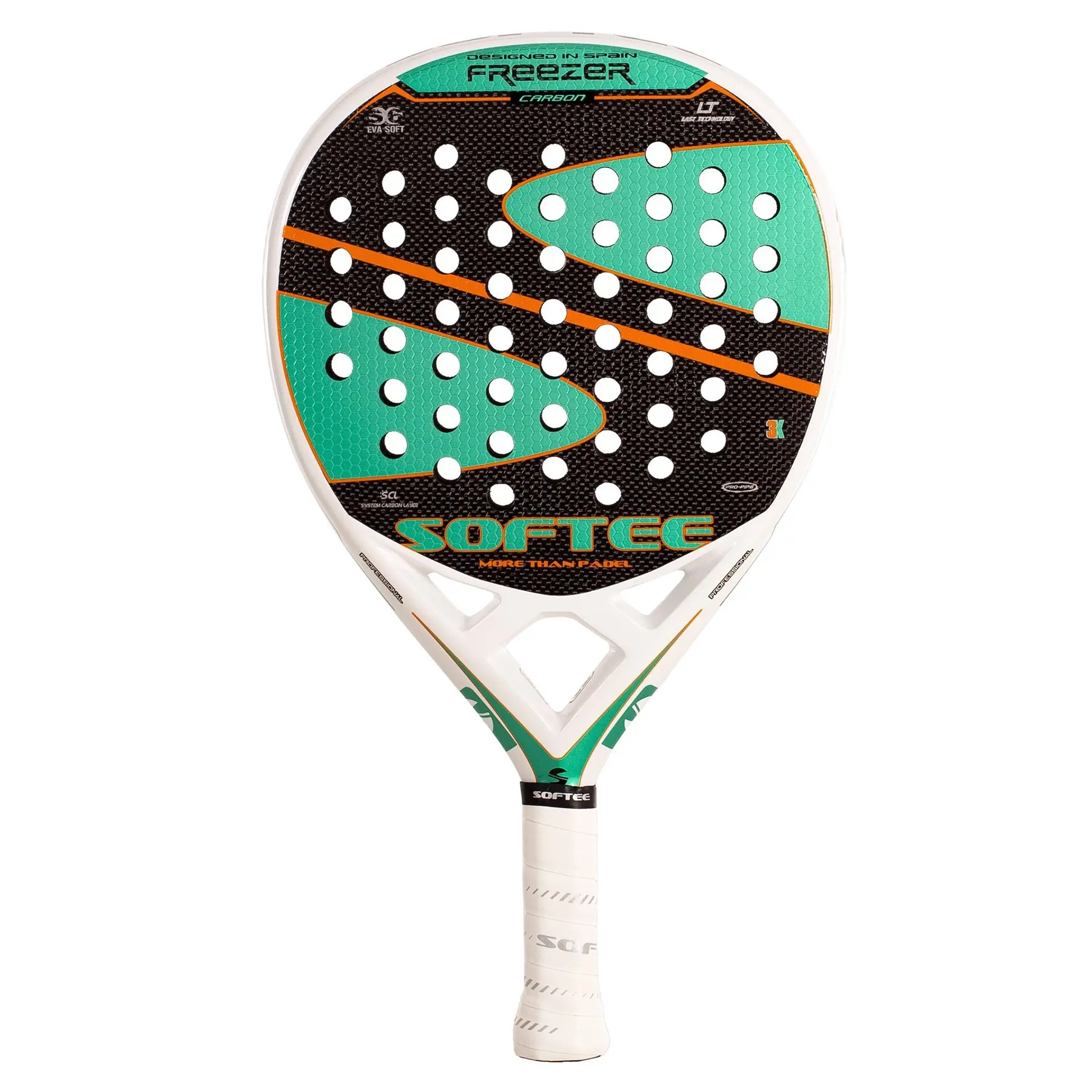 Softee Unisex Weiß Freezer Carbon 3K - Image 3