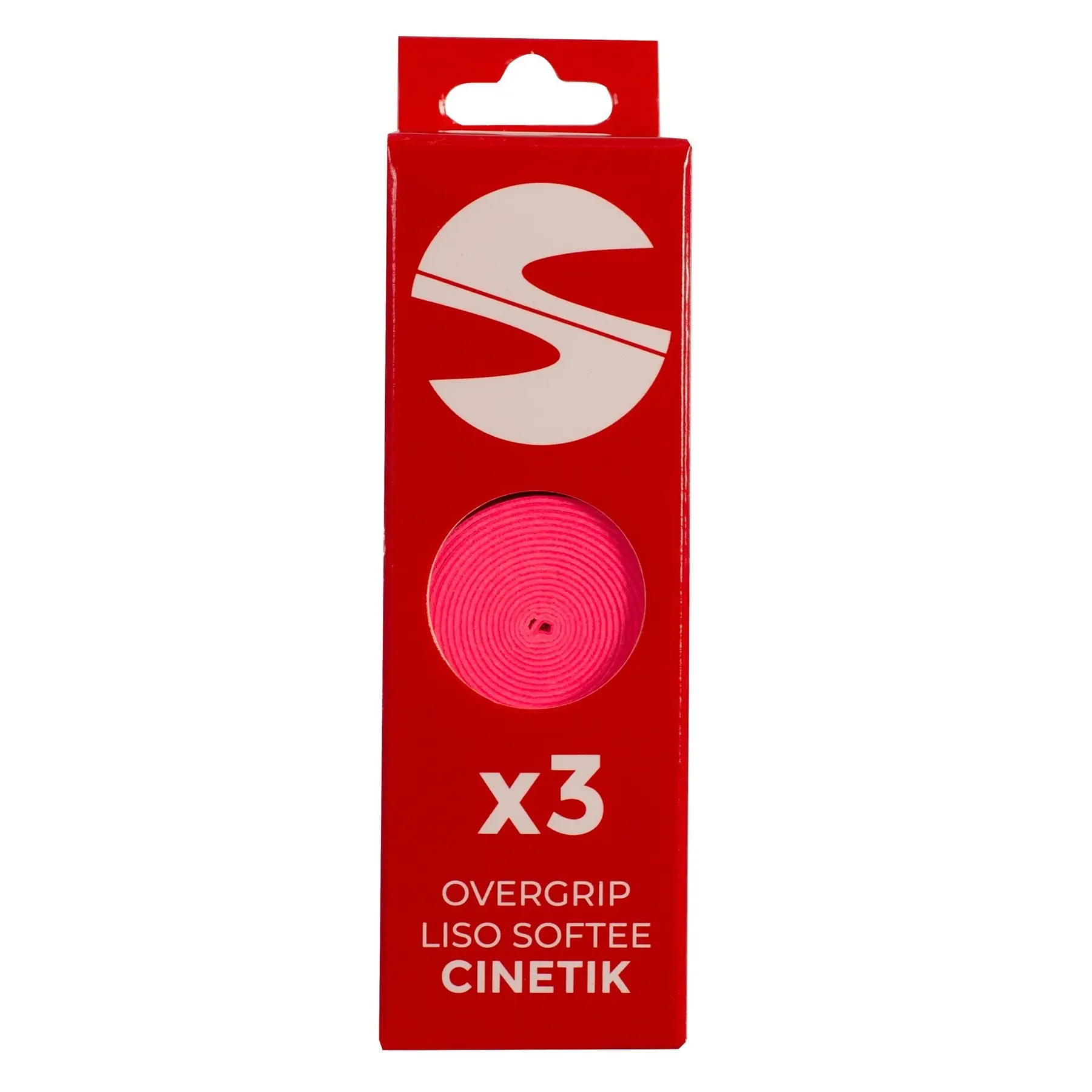 Softee Unisex Weiß Pack 3 Glatte Overgrips Cinetik - Image 3