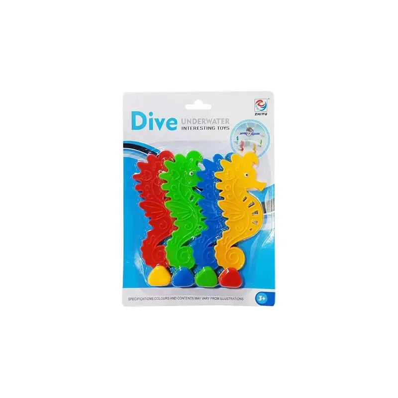 Softee Unisex Bunt Set Mit 4 Badespielzeugen In Form Von Wasserpferden