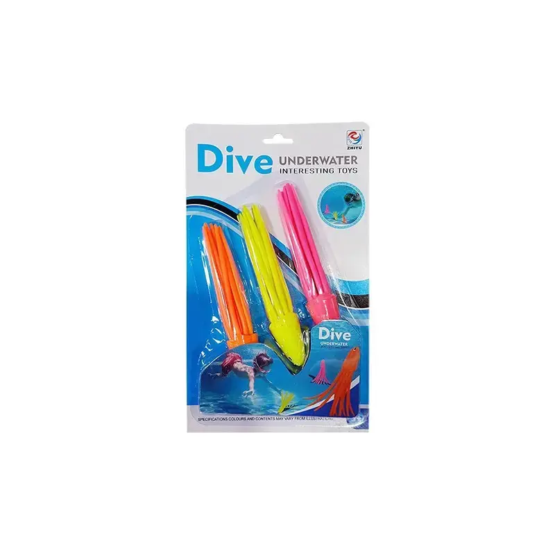 Set aus 3 Spielzeugen in Form eines Wasser-Tintenfisches für die Badewanne Softee 2.0