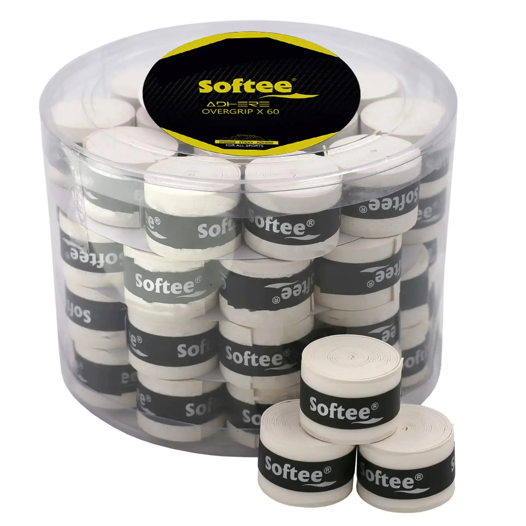 Enebe Cubo 60 Overgrips Softee White Adhere