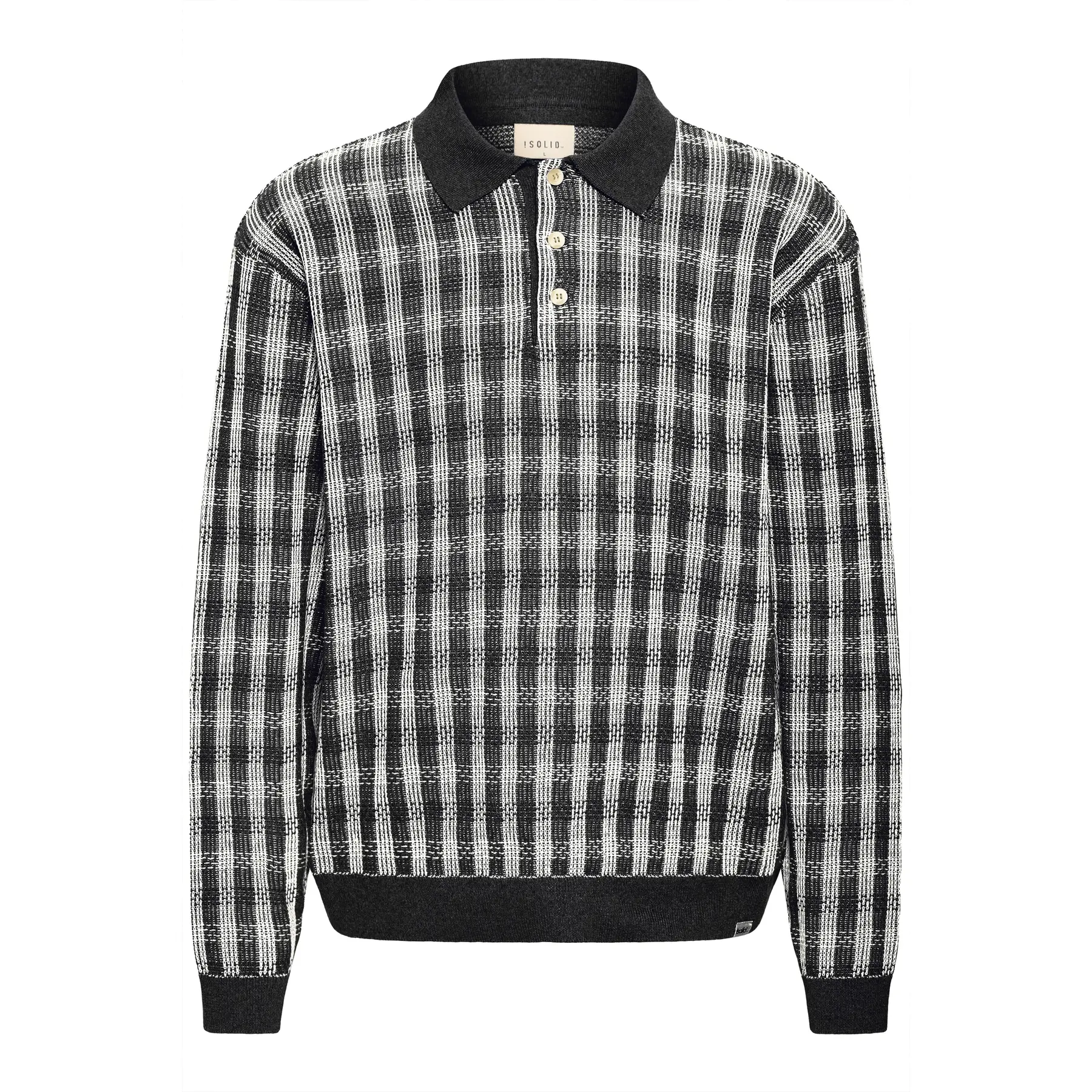Maglione con collo a polo Solid Sdvadim
