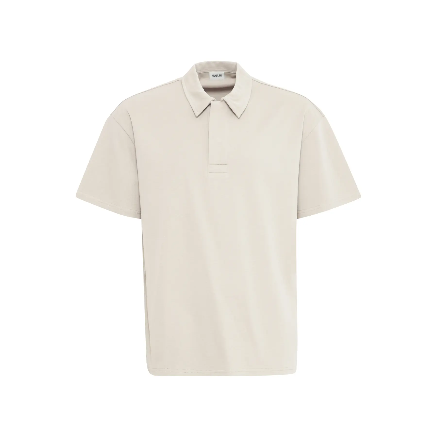 Solid Beige Polo-Shirt Oswald