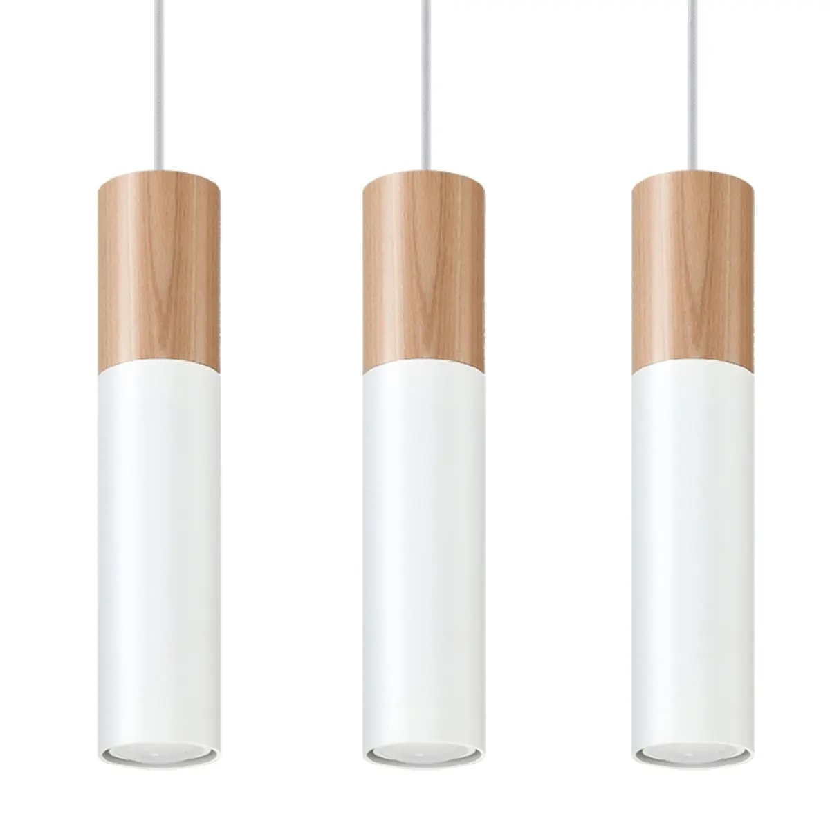 Sollux Lighting White Hanging Lamp Pablo 3