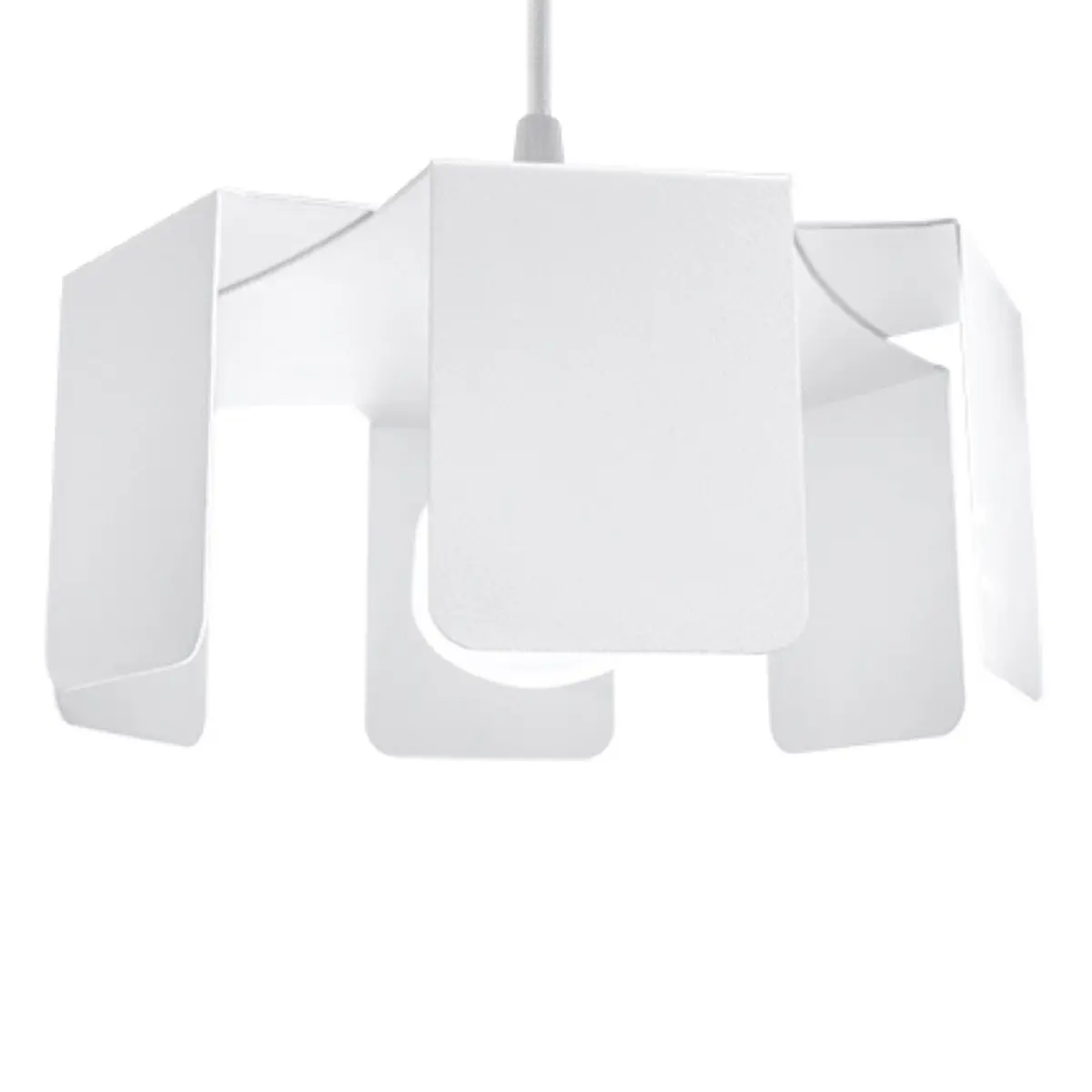 Sollux Lighting White Hanging Lamp Tulip