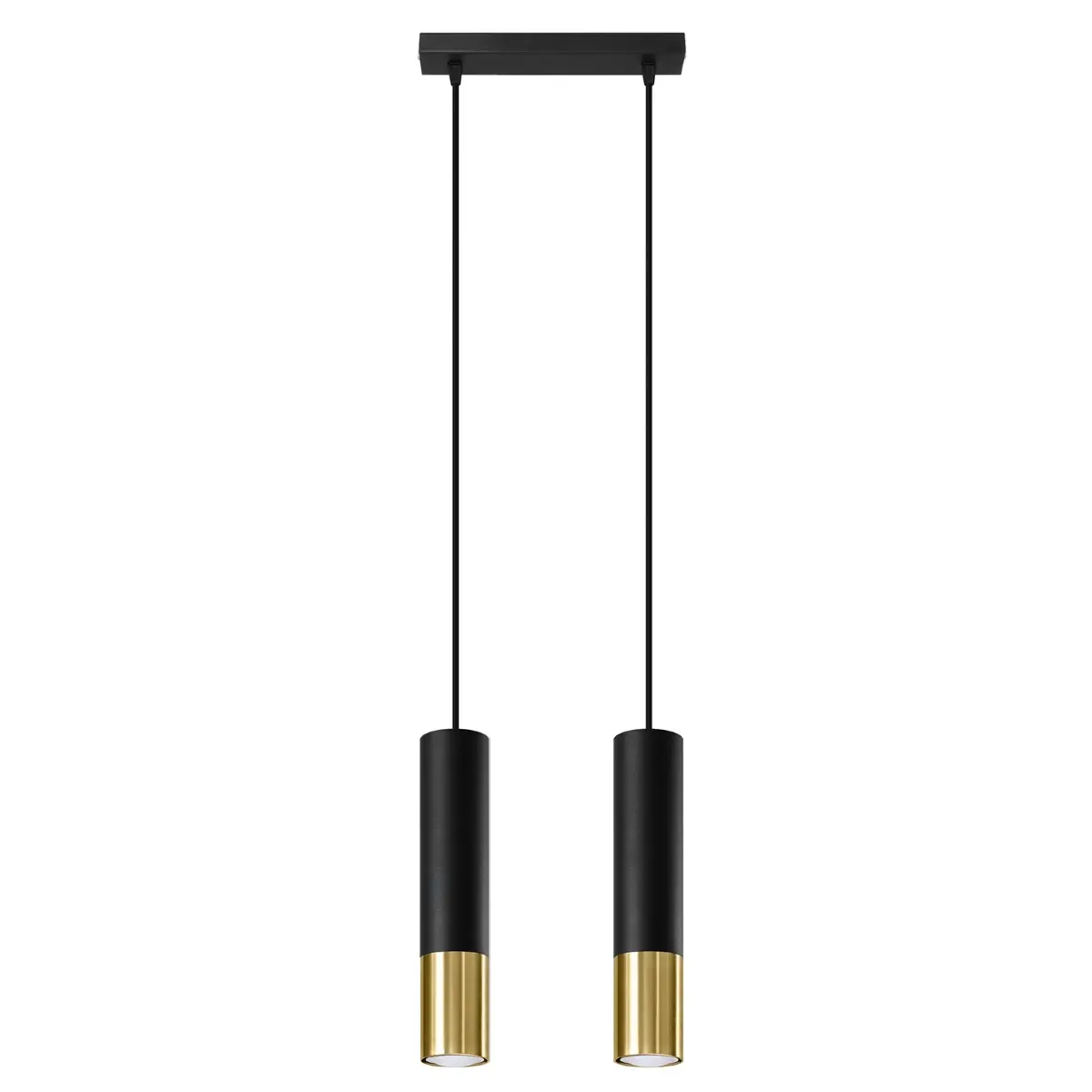 Sollux Lighting Black Hanging Lamp Loopez 2