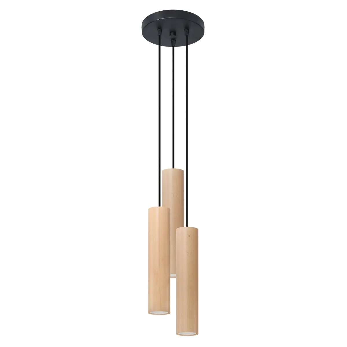 Sollux Lighting Beige Hanging Lamp Lino 3P