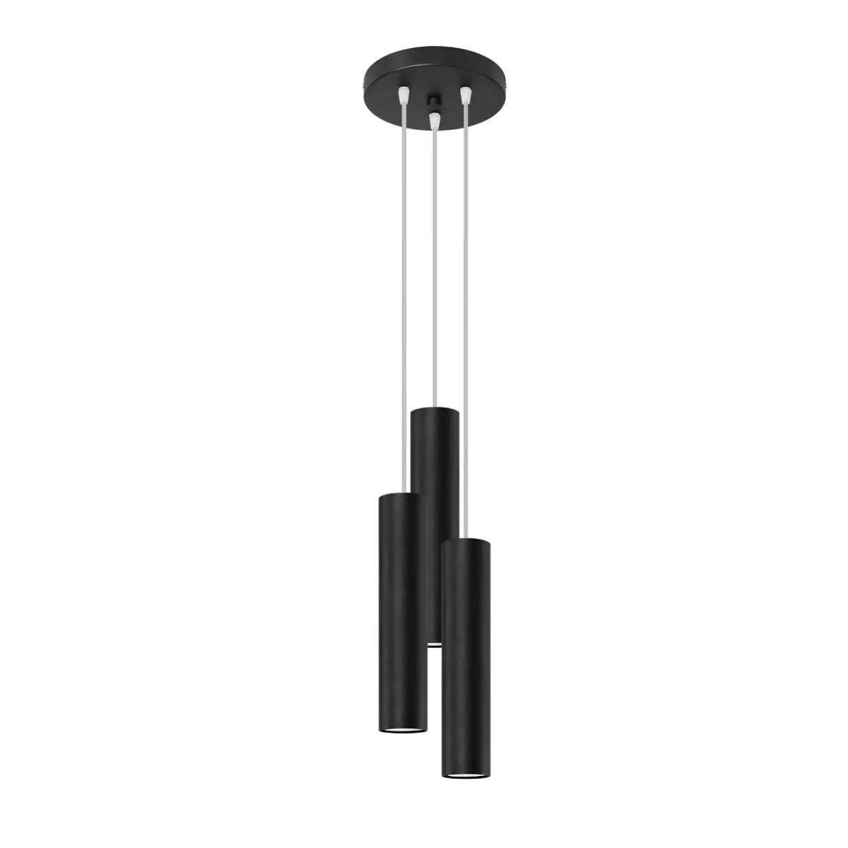 B&Q -  Luminosa Lagos Cluster Pendant Ceiling LightBlack3X Gu10 - Image 4