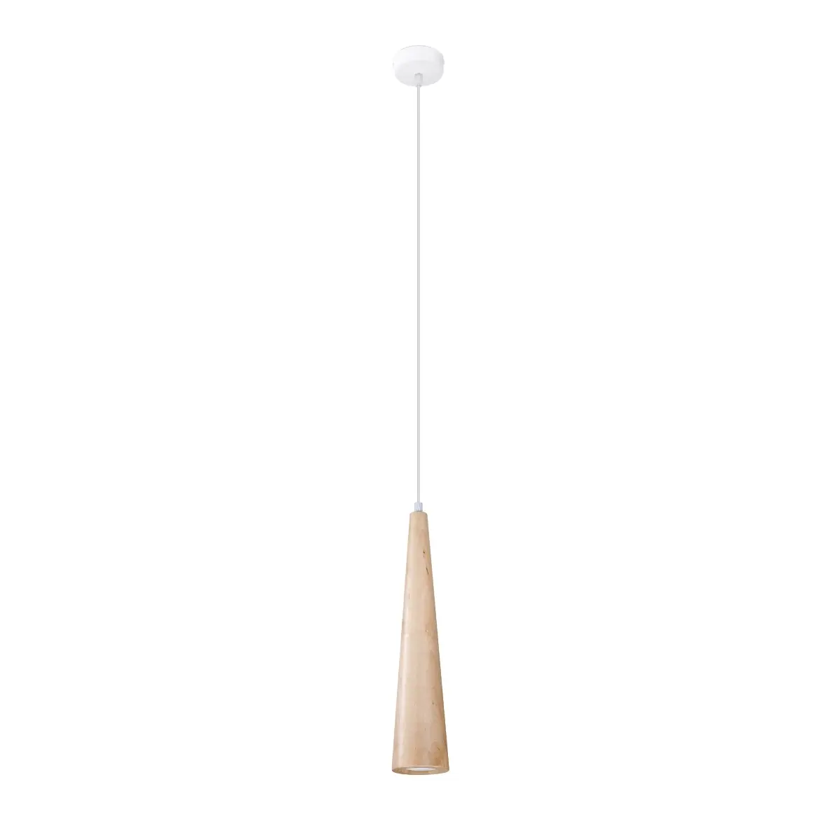 Sollux Lighting Pendant Lamp Sula 1 Natural Wood - Natural Wood - Image 3