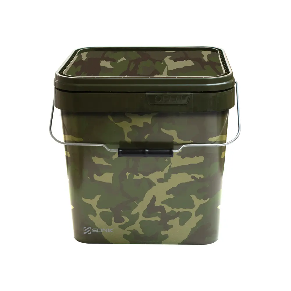 Vierkante camouflagedoos Sonik