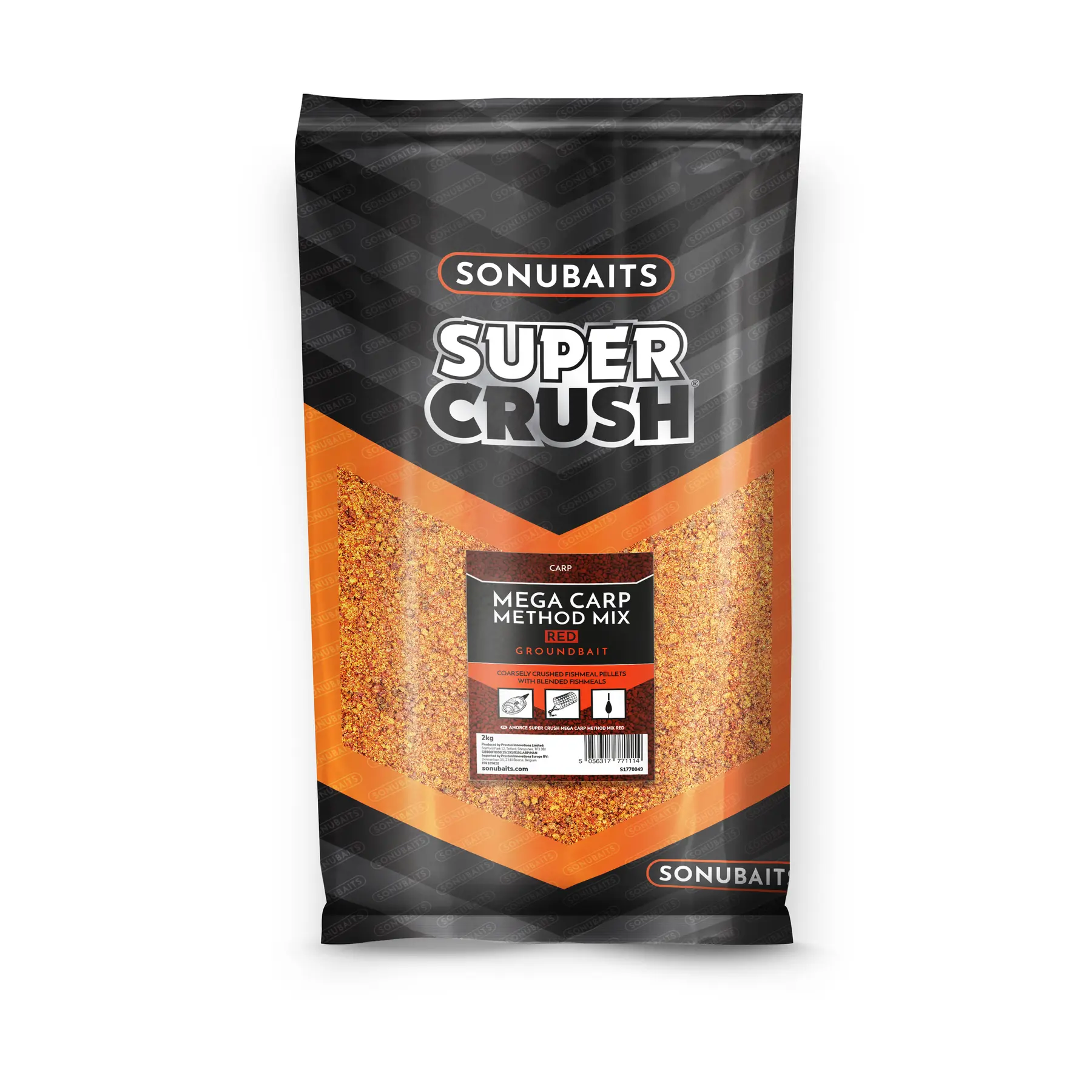 Grondlaag Sonubaits Supercrush Mega Carp Method Mix