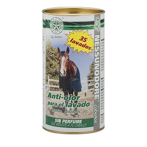 Odour remover for horse textiles Sop