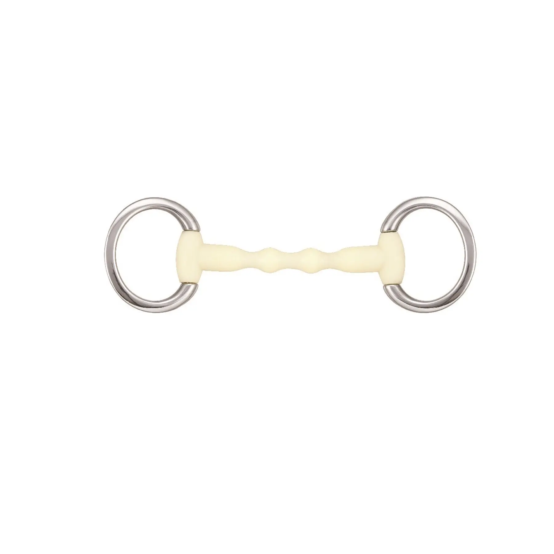 Olive bit for straight horse Soyo Happy mouth "mullen" 145 mm