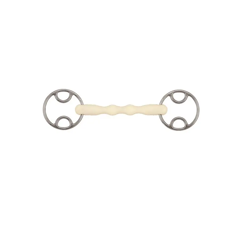2 ring horse bit with straight ring Soyo Happy mouth "mullen"