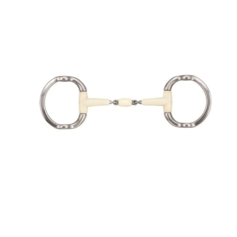 Double joint contour horse lift bit + roller Soyo Happy mouth