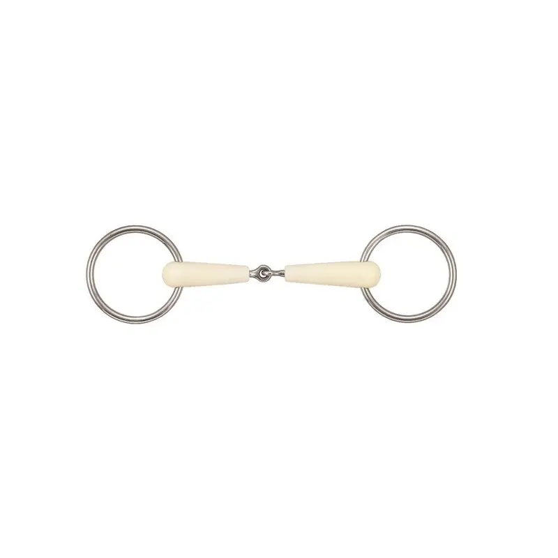 Two-ring snaffle bit single-jointed Soyo Happy mouth