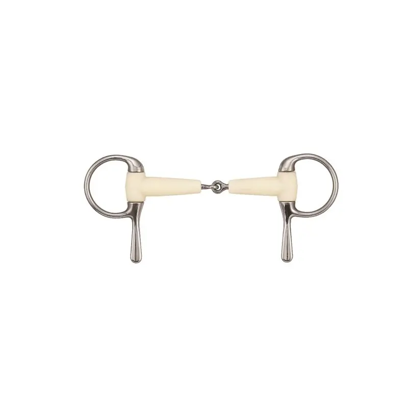 Half needle bit for horse single joint Soyo Happy mouth