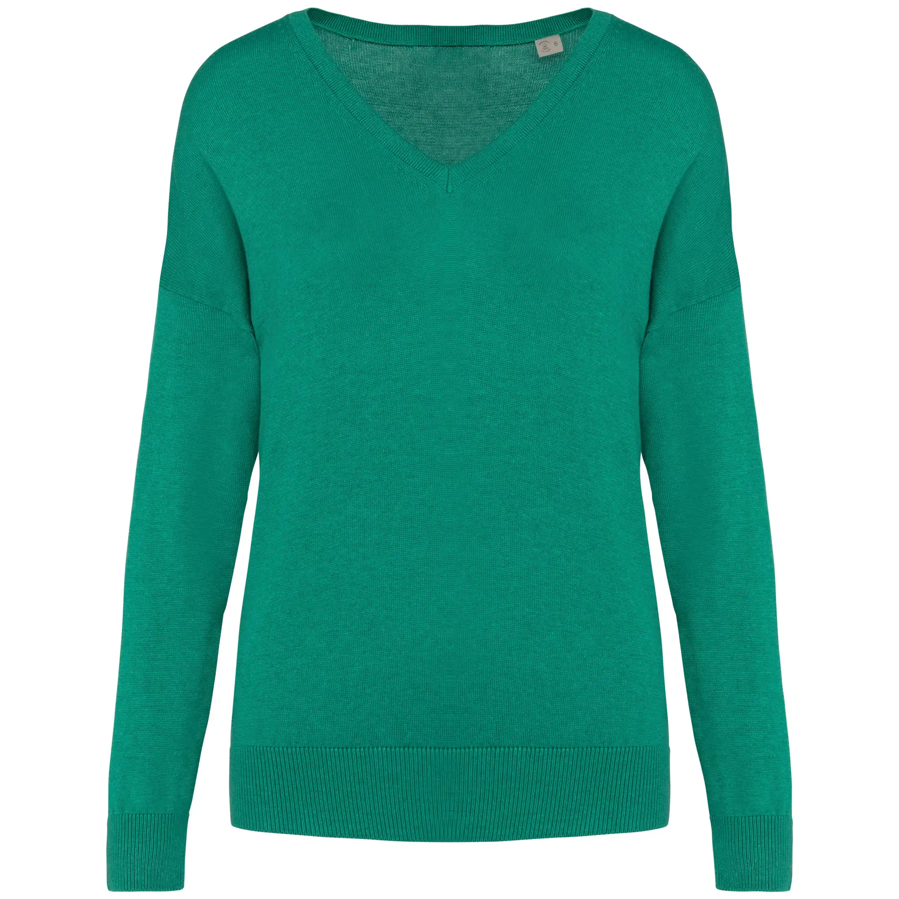 Pull col V ecologico in lyocell donna Spasso