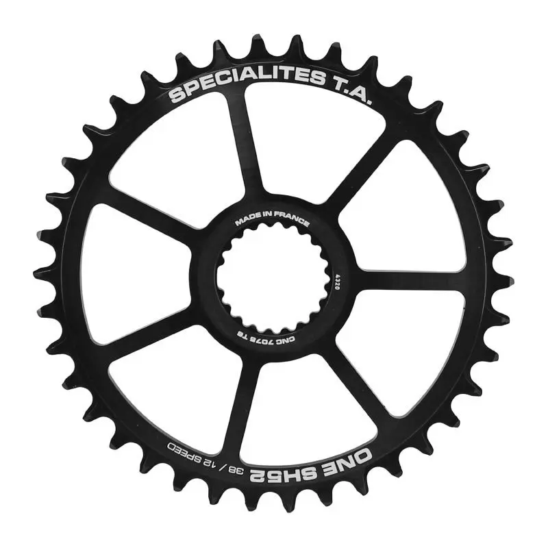 Kettenblatt mono direct mount specialités t.a. vtt shimano xtr m9100 - xt m8100 - slx m7100 ta one sh52 38dts comp m900 10-11-12v.
