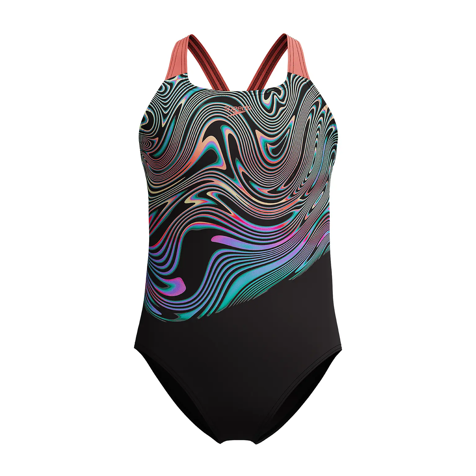 Badeanzug Einteiler Mädchen Speedo Print Power