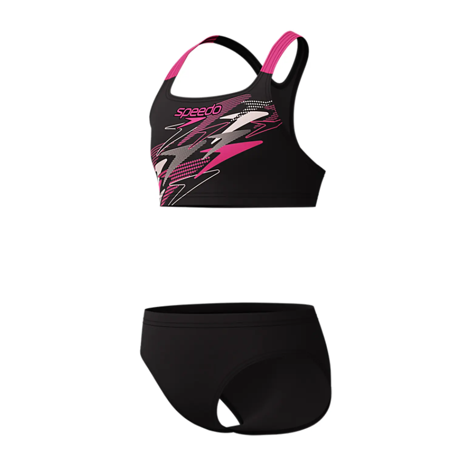 Costume da bagno a 2 pezzi ragazza Speedo Medley Logo Racerback