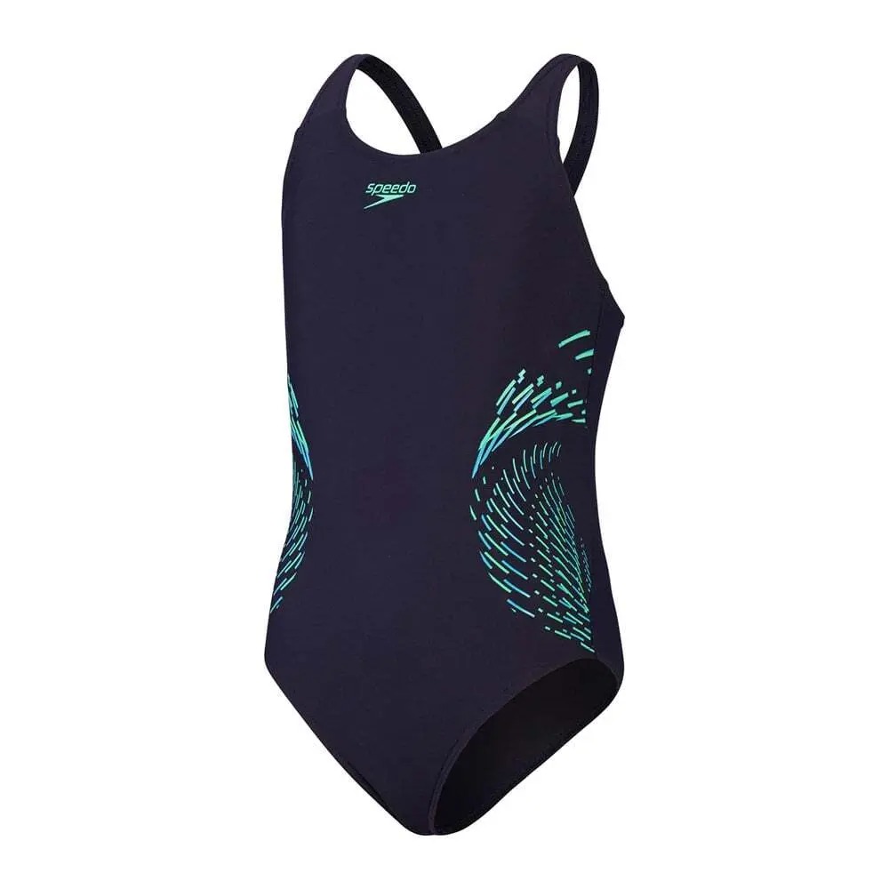 Badeanzug, Mädchen Speedo Eco Plastisol Placem Muscleb