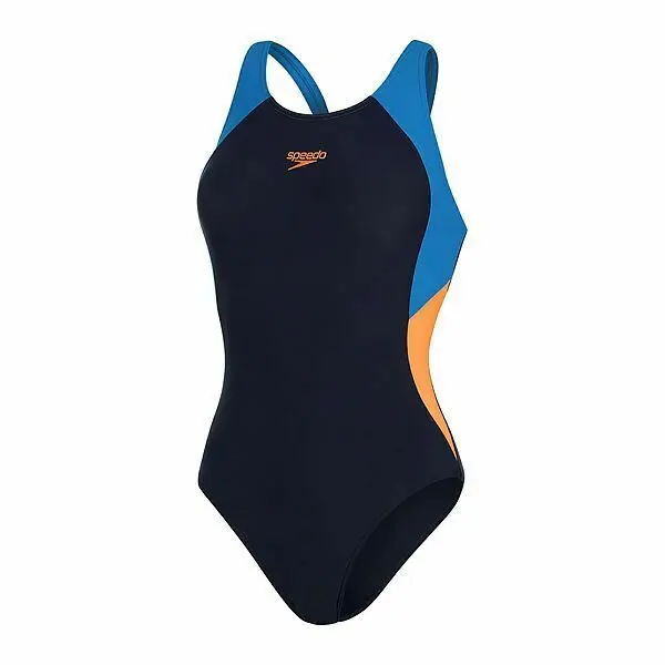 Badeanzug, Damen Speedo Eco Medley logo