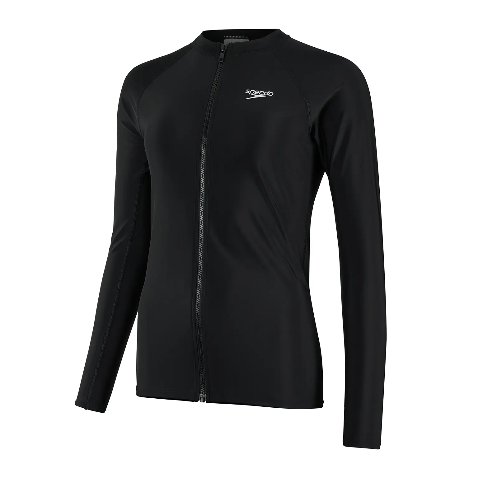 Dameszwemshirt met lange mouwen en ritssluiting Speedo Eco