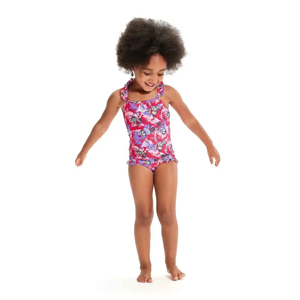 Einteiliger Badeanzug mit Druckmotiv und schmalen Trägern, Baby, Mädchen Speedo LTS