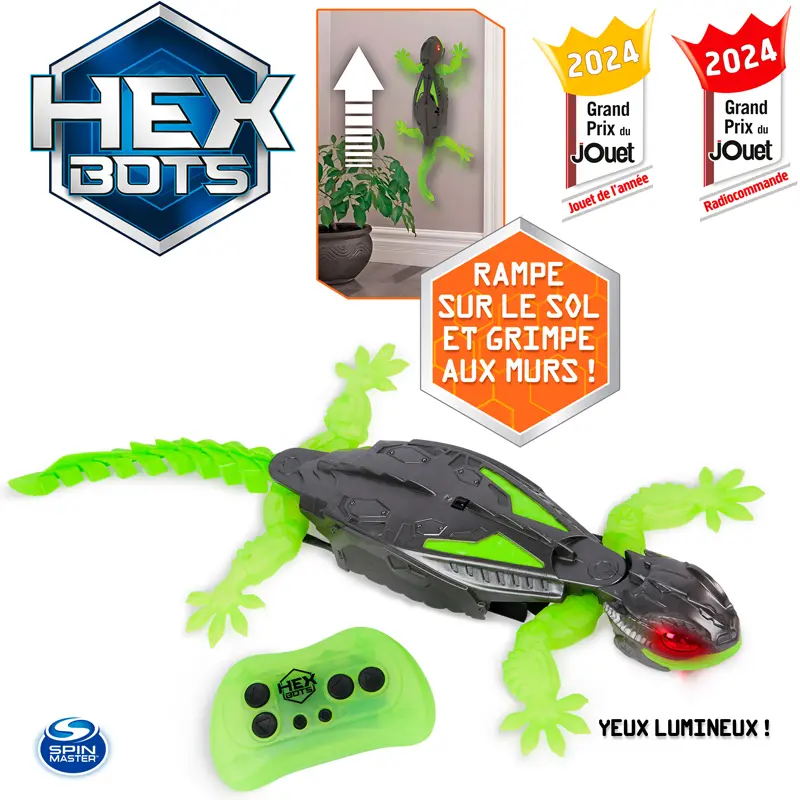 Ferngesteuertes Spielzeug Spin Master Lézard Gecko Hex Bots