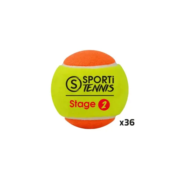 Beutel mit 36 Tennisbällen Sporti Stage 2