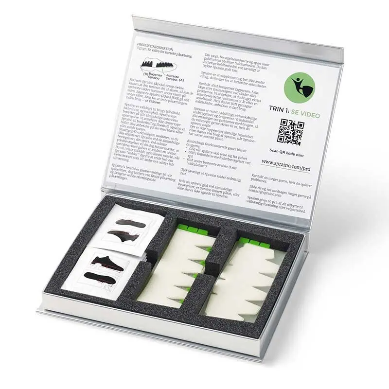 Bandes adhésives pour chaussures indoor Spraino Pack Pro