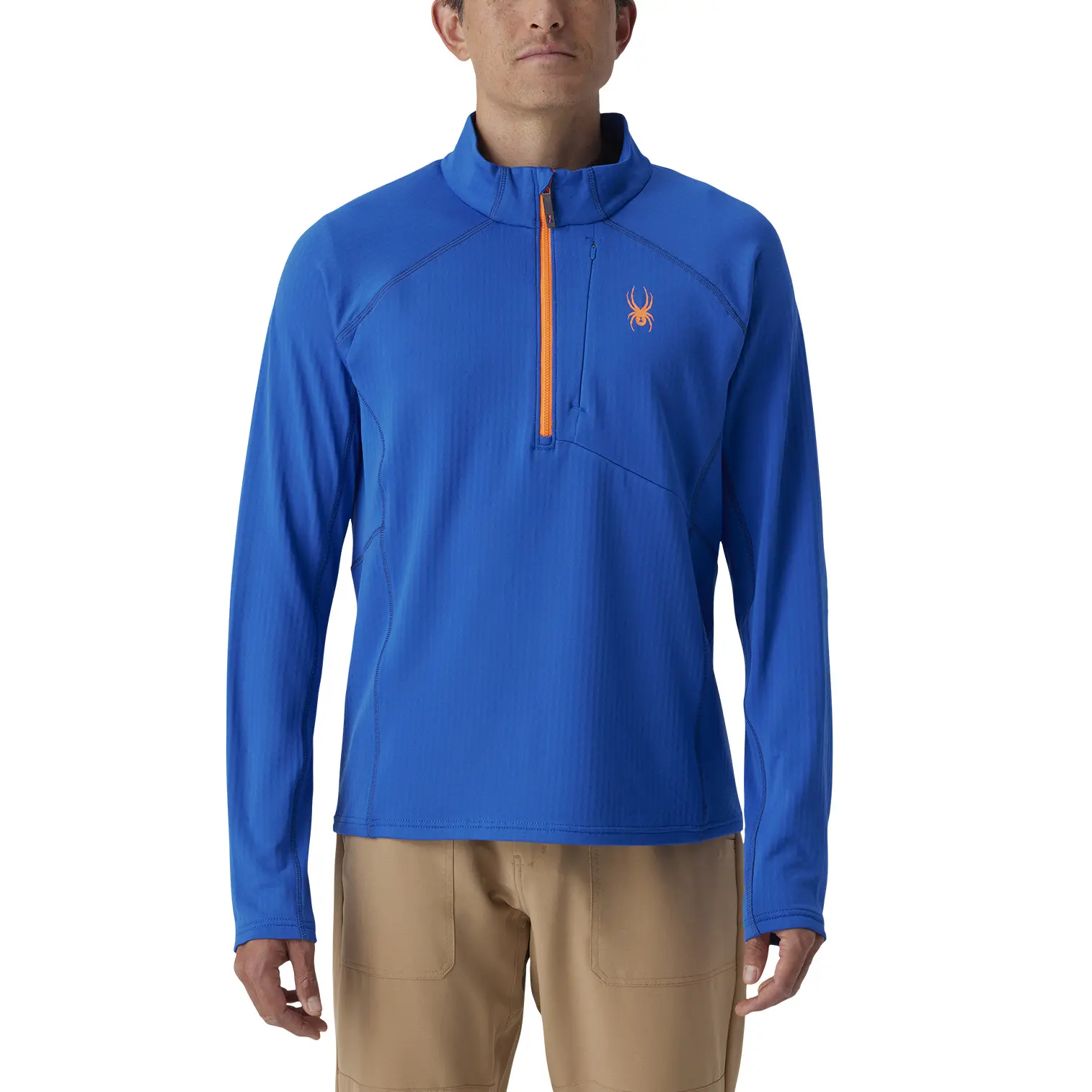 1/2 rits fleece Spyder Gridweb