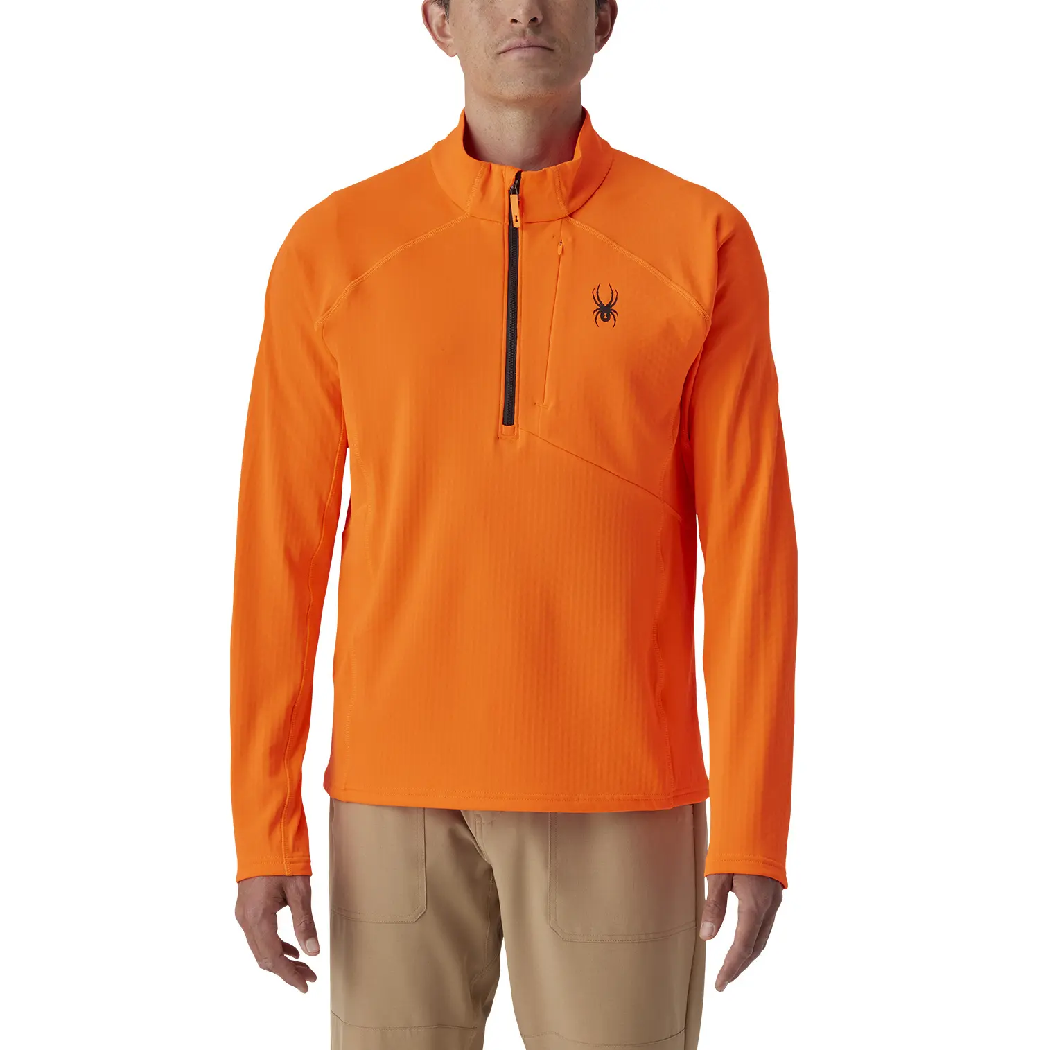 1/2 rits fleece Spyder Gridweb