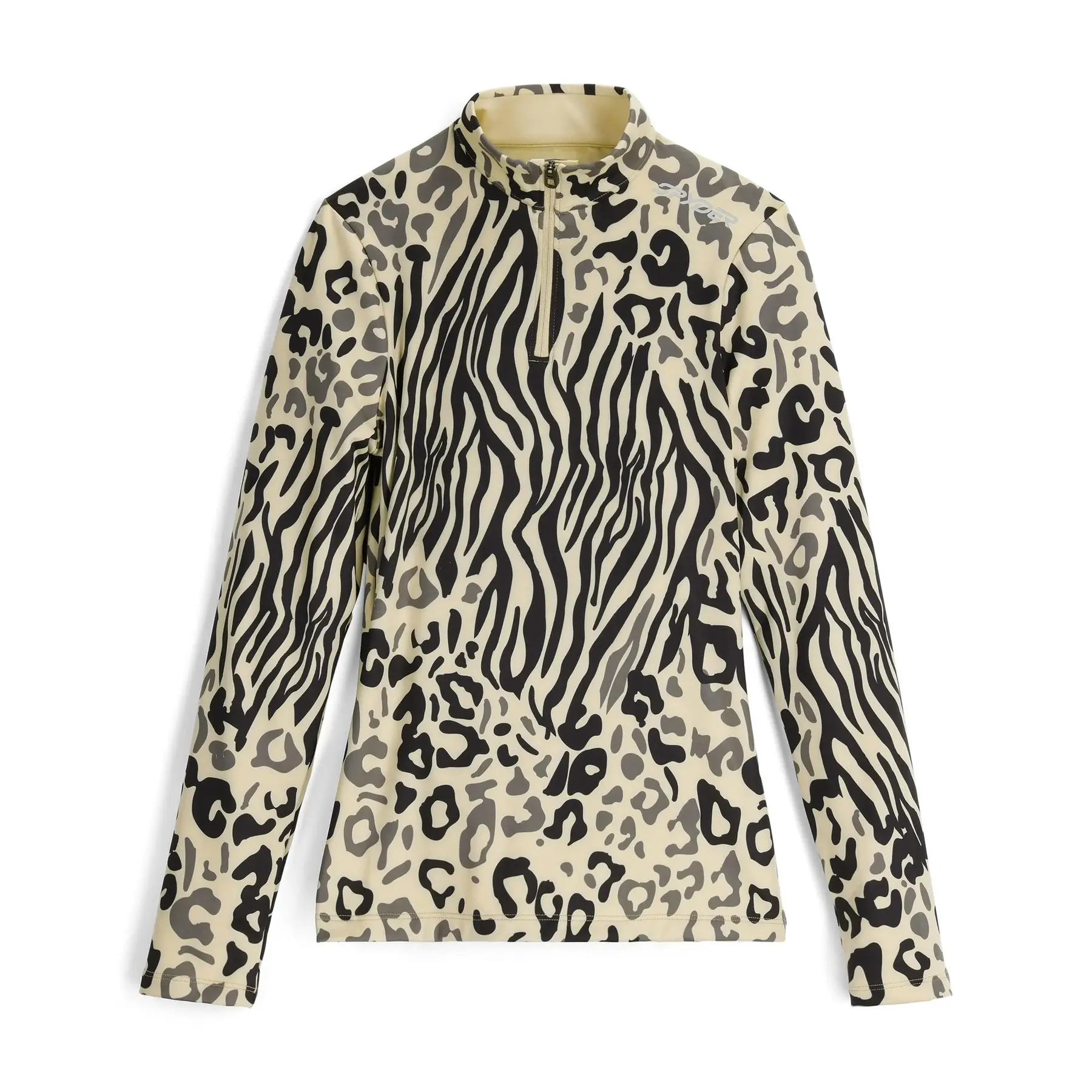 Langarmtrikot 1/2 Zip Damen Spyder Vivid