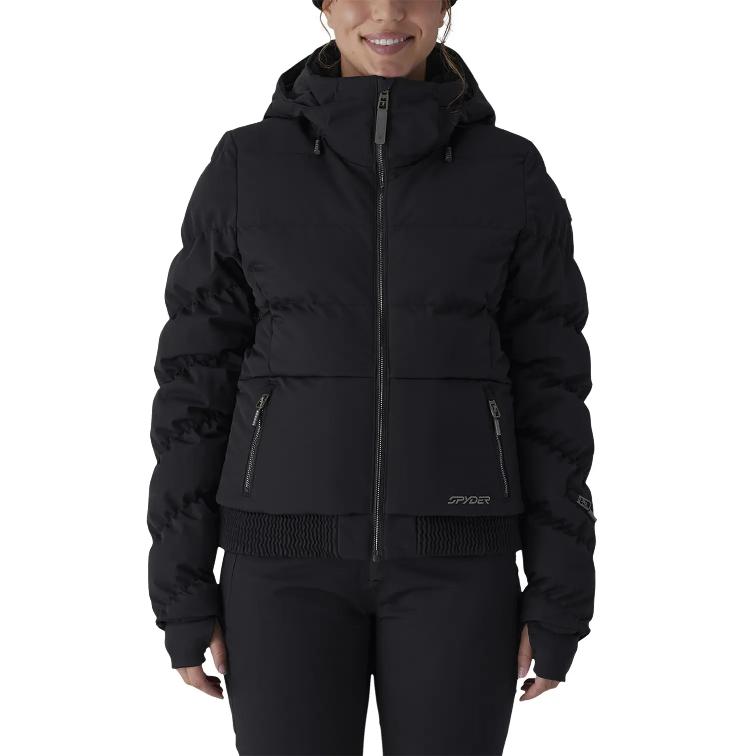 Dames ski-jack met capuchon Spyder Haven