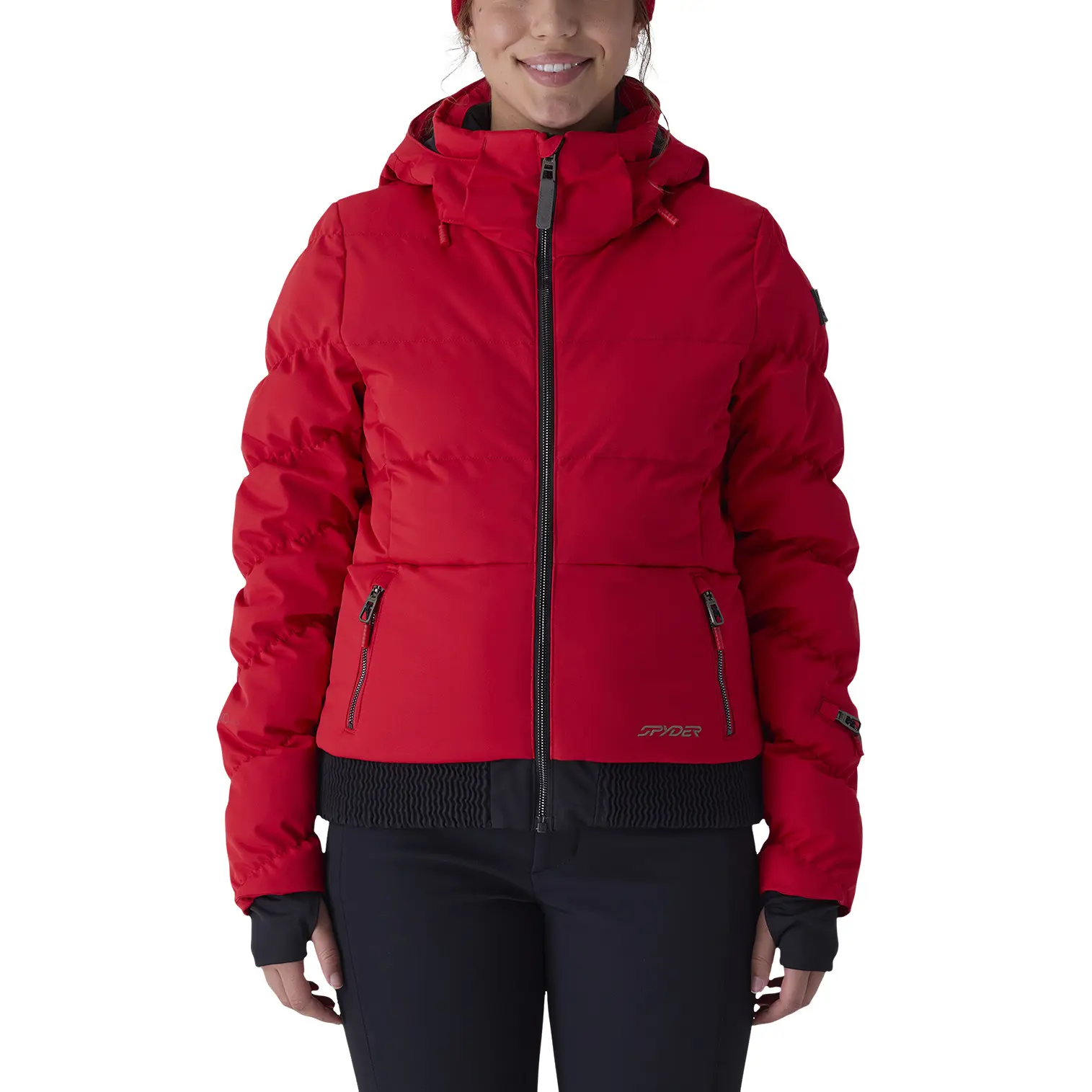 Dames ski-jack met capuchon Spyder Haven