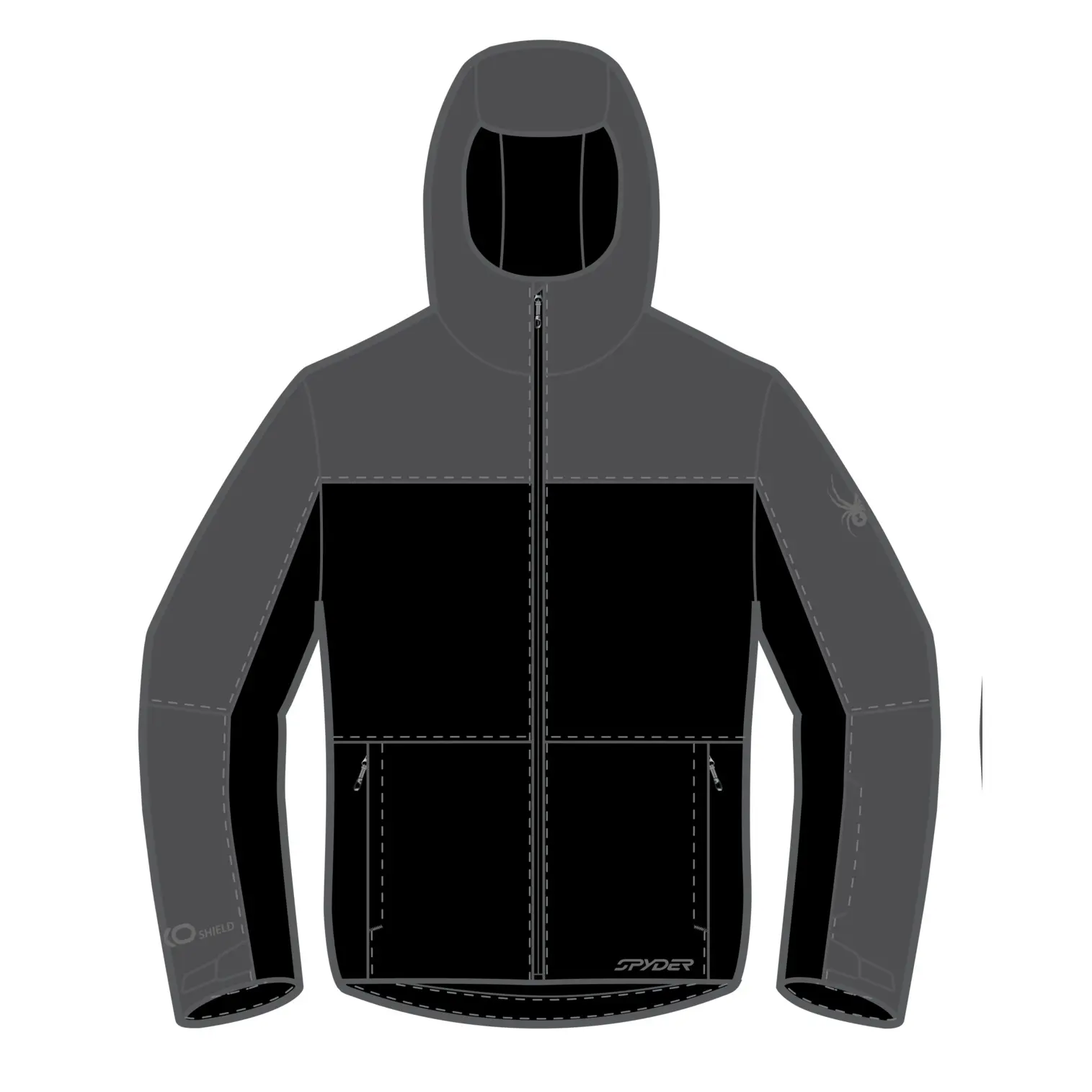 Skijacke Kind Spyder Team Pro