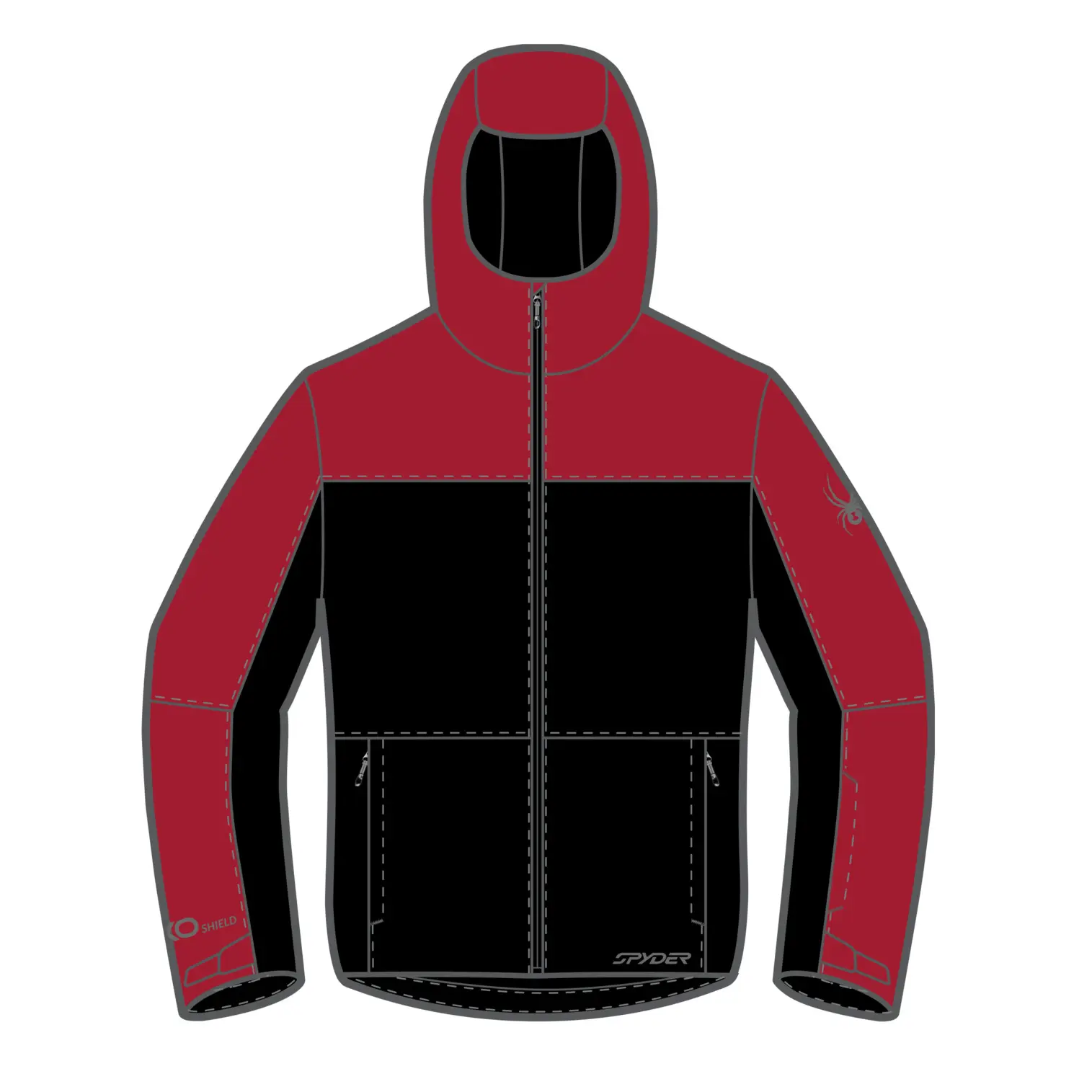 Skijacke Kind Spyder Team Pro