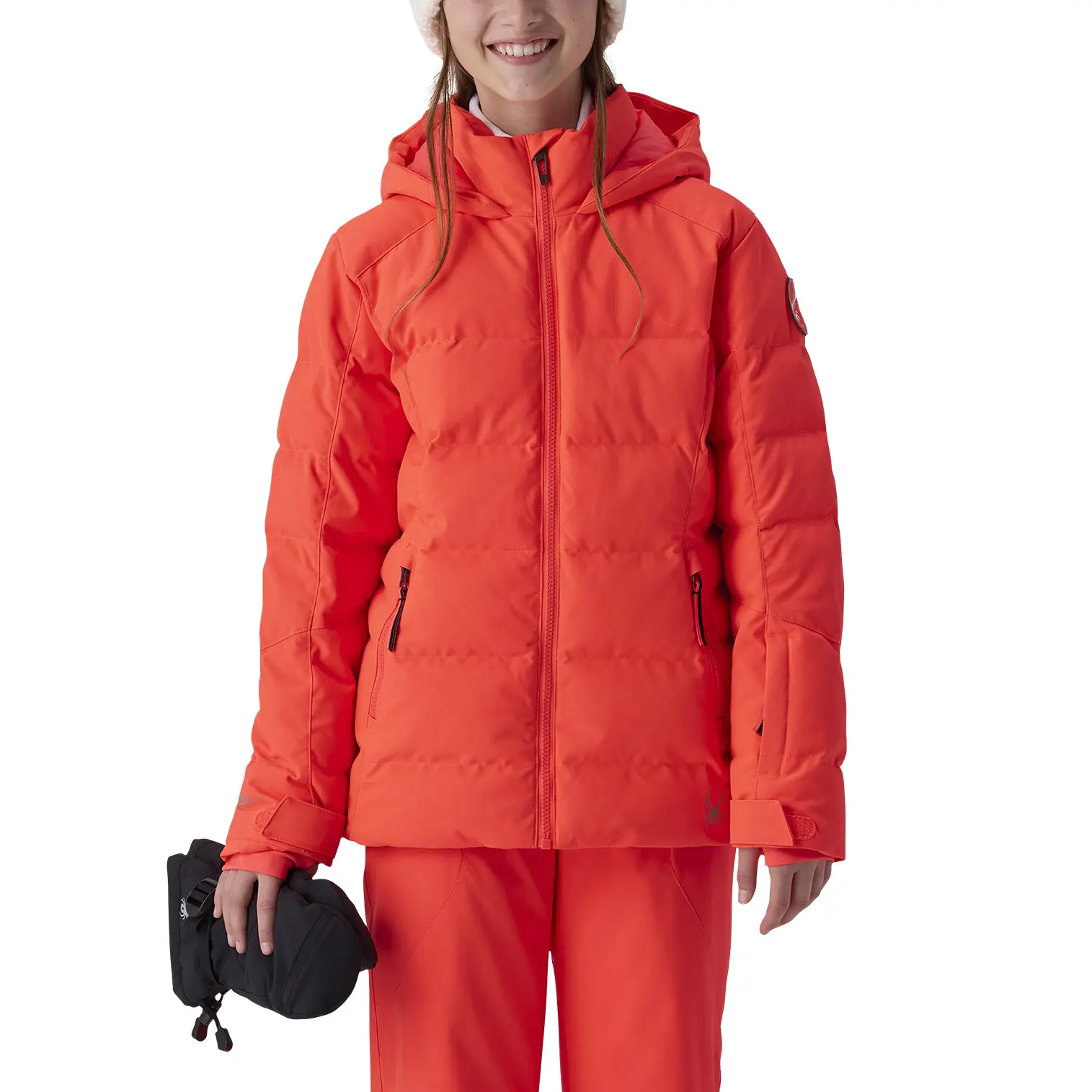 Daunenjacke mit Kapuze, Damen Spyder Zadie