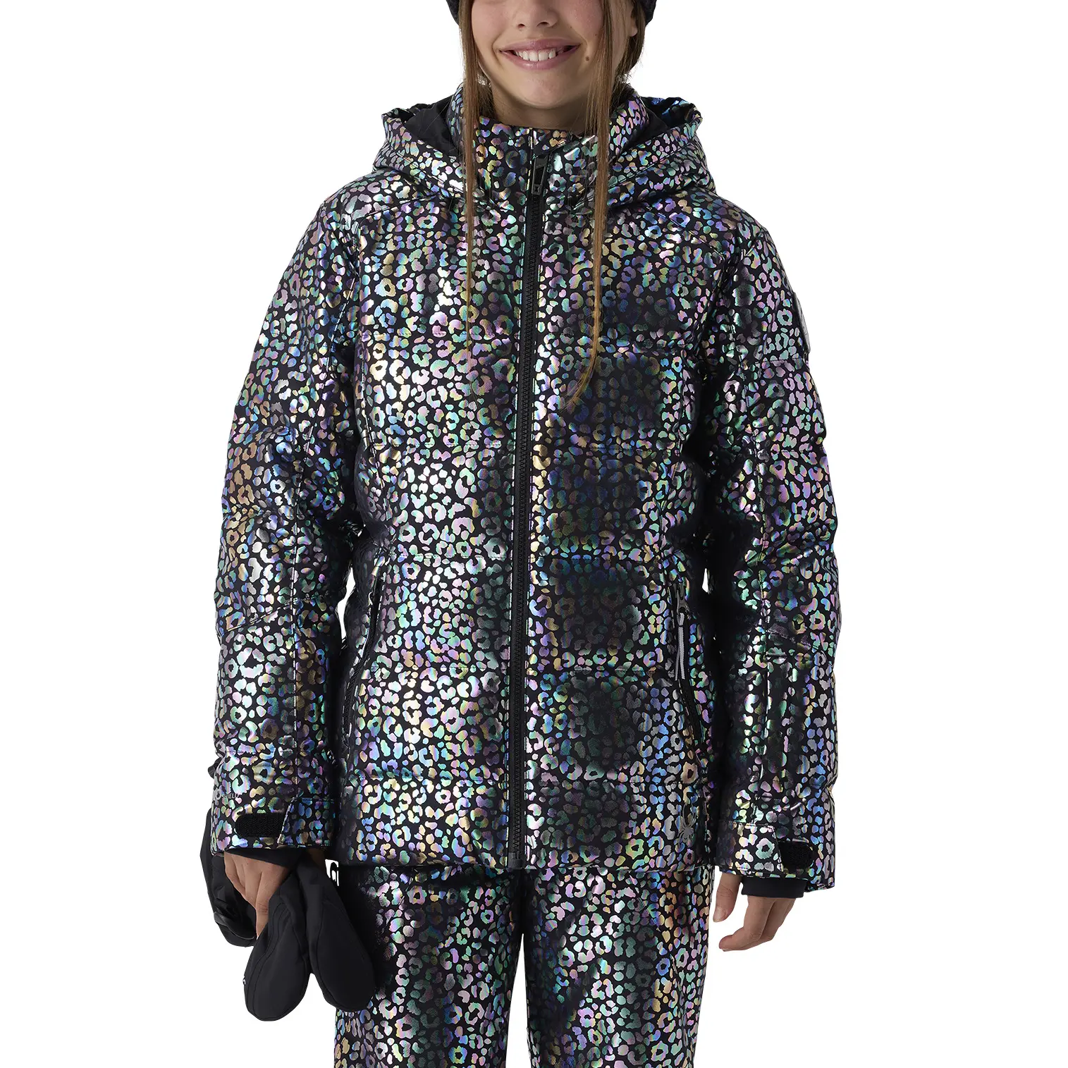 Daunenjacke mit Kapuze, Damen Spyder Zadie