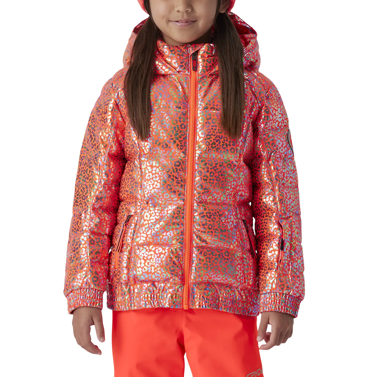 Mädchen-Daunenjacke  mit Kapuze Spyder Zadie